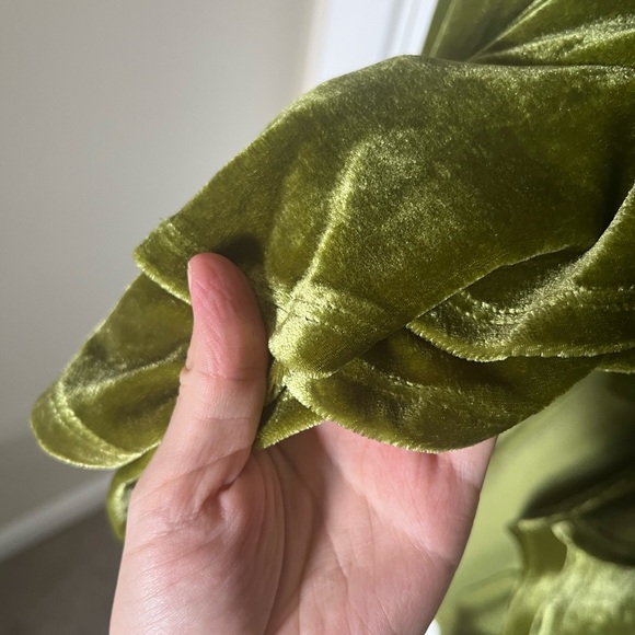 Tularosa velvet green dress - Picture 9 of 9